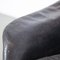 Black Leather Craquelé Armchair 13