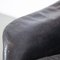 Black Leather Craquelé Armchair, Image 13