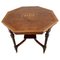 Antique Inlaid Mahogany Centre Table 1