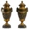 Patinated and Gilt Bronze Cassolettes, Set of 2 1