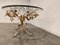 Vintage Metal Flower Coffee Table, Italy, 1970s 11