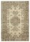 Vintage Turkish Beige Area Rug, Image 1