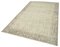 Tapis Beige Vintage, Turquie 3