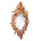 Neoclassical Style Gold Leaf & Hand Carved Wood Mirror with Acanthus Leaf Decoration, 1970s 2