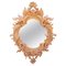 Neoclassical Style Gold Leaf & Hand Carved Wood Mirror with Acanthus Leaf Decoration, 1970s 1