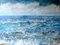 Penny Rumble Listen to the Sound of the Sea, Pintura al óleo contemporánea de paisaje marino, 2017, Imagen 1