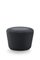 Pouf Naïve D520 in pelle nera di etc.etc. per Emko, Immagine 1