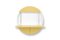 Mueble Pill extra en blanco y amarillo de Dalius Razauskas para Emko, Imagen 2