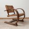 Mid-Century French Bentwood and Rope Armchair by Adrien Audoux & Frida Minet 5
