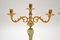 Candelabri antichi in onice e metallo dorato, set di 2, Immagine 3