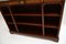 Antique Inlaid Mahogany Open Bookcase 9