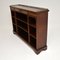 Antique Inlaid Mahogany Open Bookcase 4