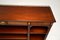 Antique Inlaid Mahogany Open Bookcase 11