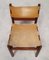 Brutalist Chairs in Elm & Leather, 1960s, Set of 4 10