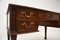 Antique Chippendale Style Mahogany Desk with Leather Top, Image 12
