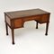 Antique Chippendale Style Mahogany Desk with Leather Top, Image 5