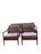 Antimott Model 550 Sofa and Armchairs in Rosewood by Walter Knoll for Walter Knoll / Wilhelm Knoll, Set of 3, Image 9