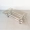 Italian Tubular Chrome & Glass Coffee Table, 1970s, Image 3