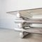 Italian Tubular Chrome & Glass Coffee Table, 1970s 12