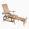 Chaise Longue de Jardin Bauhaus en Rotin Style Erich Dieckmann 1