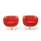 Tulip Armchairs in Red Fabric by Jeffrey Bernett for B&B Italia, 2000s, Set of 2 6