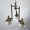 Mid-Century 3-Arm Chandelier in Brass from Stilnovo 8