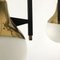 Mid-Century 3-Arm Chandelier in Brass from Stilnovo 7