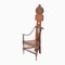 English Art Nouveau Arts & Crafts High Back Armchair in Oak, 1900s, Image 1