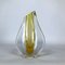 Vintage Italian Yellow Murano Glass Vase, 1960s 1