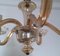 Vintage 5-Arm Ceiling Lamp in Slightly Luminous Tinted Murano Glass, 1970s 3