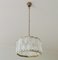 Mid-Century Scandinavian Brass and Glass Ceiling Light by Wiktor Berndt for Flygsfors, 1960s, Image 2