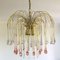 Vintage Murano Glas Tropfen Deckenlampe 2