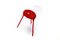 Vintage Red Yarn Wrapped PS Eskilstuna Stool from Ikea, Image 3