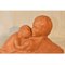 Art Deco Maternity Sculpture in Terracotta by Gennarelli, 20th Century, Image 7