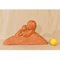 Art Deco Maternity Sculpture in Terracotta by Gennarelli, 20th Century 3