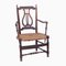 Provençal Chair with Stuffed Seat and Armrests, Late 1800s 1