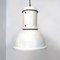 Mid-Century Italian Industrial White Metal Ceiling Lamp by Fontana Arte, 1970s 5