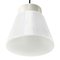 Vintage Industrial White Opaline Glass Pendant Lamp by Philips 4