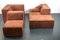 Vintage COR Trio Sofa Elements in Original Brown Velvet, 1970s 17