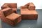 Vintage COR Trio Sofa Elemente aus braunem Samt, 1970er 8