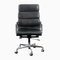 Mid-Century German Chrome & Leather EA219 Desk Chair by Charles & Ray Eames for Vitra, Image 1