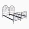 Single Beds in Wrought Iron, 1800s, Set of 2 1