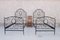 Single Beds in Wrought Iron, 1800s, Set of 2 5