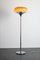 Vintage Floor Lamp with Glass and Plastic Shade from Hervey Guzzini, 1970s 2