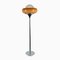 Vintage Floor Lamp with Glass and Plastic Shade from Hervey Guzzini, 1970s 1