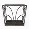 French Art Deco Umbrella Stand in Wrought Iron in the style of Edgar Brandt 1