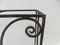French Art Deco Umbrella Stand in Wrought Iron in the style of Edgar Brandt 14