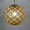 Mid-Century Sphere Ball Pendant Lamp, Italy, 1960s 8
