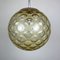 Mid-Century Sphere Ball Pendant Lamp, Italy, 1960s 2