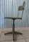 Industrial Military Green Swivel Desk Chair, 1930s, Image 11